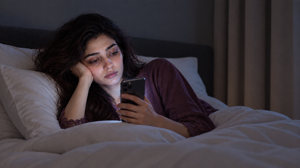 Poor sleep skin aging